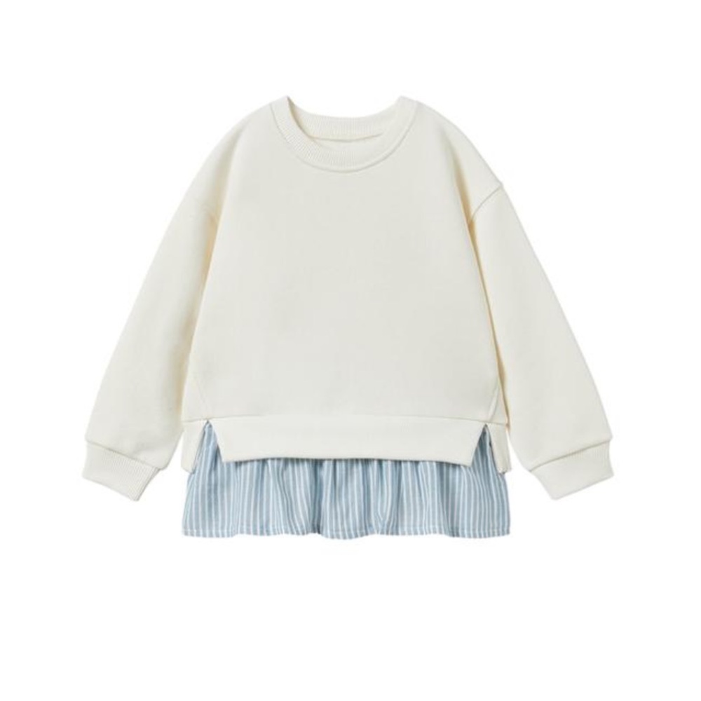 Zara Textured Striped Mixed Sweater